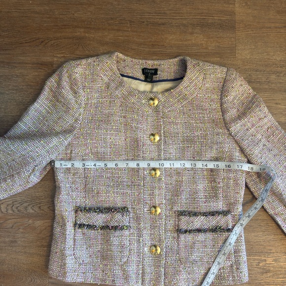 J. Crew Boucle Tweed Blazer Jacket - Picture 7 of 9